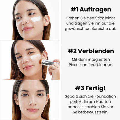 ✨ 2-in-1 Foundation mit integriertem Pinsel – 1 kaufen, 1 gratis | 14.99 € pro Stück 🎁