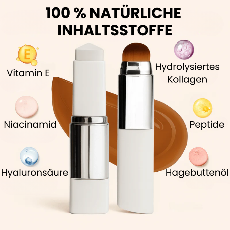 ✨ 2-in-1 Foundation mit integriertem Pinsel – 1 kaufen, 1 gratis | 14.99 € pro Stück 🎁